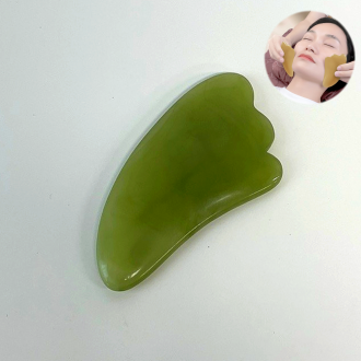 Massage Kinh Tuyến Ngọc Thiên Nhiên Gua Sha (Xanh)