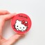 Hộp đựng chai rỗng hình tròn Sanrio Hộp đựng kem Hello Kitty