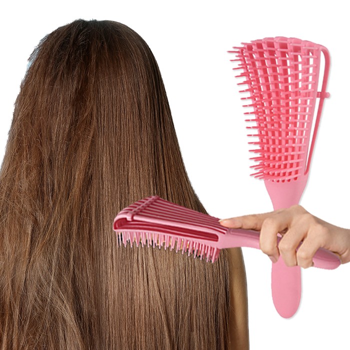 Lược chải tóc ướt Khối lượng chân tóc trên Tangle Angel Comb Bàn chải ướt