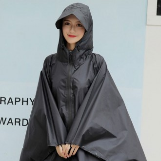 Áo mưa JDT Unisex Poncho Áo mưa di động Áo mưa màu đen