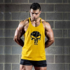 Skull Thong Tank Top Gym Không tay Cơ bắp Tank City