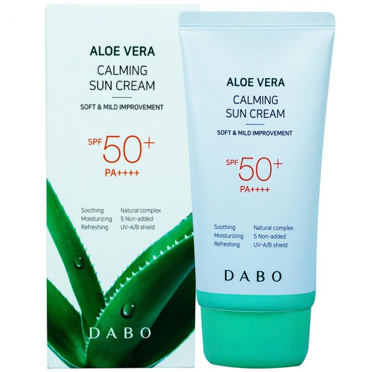 Kem chống nắng Dabo Aloe Vera Calming Sun Cream 70ml SPF50+ PA++++