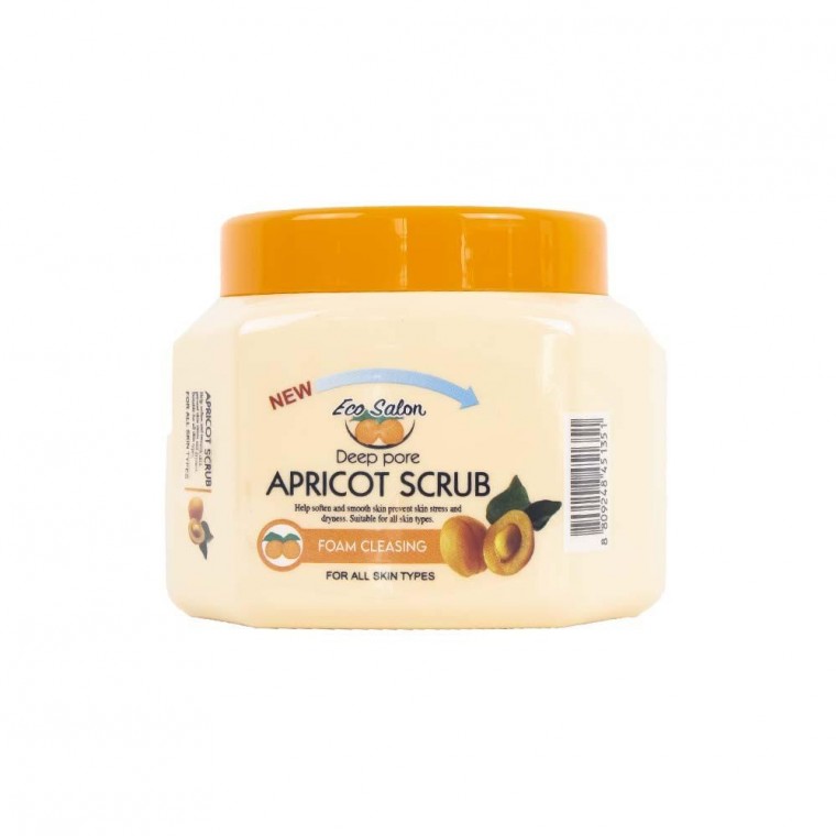 Sữa Rửa Mặt Tẩy Tế Bào Chết Eco Salon Apricot 500g