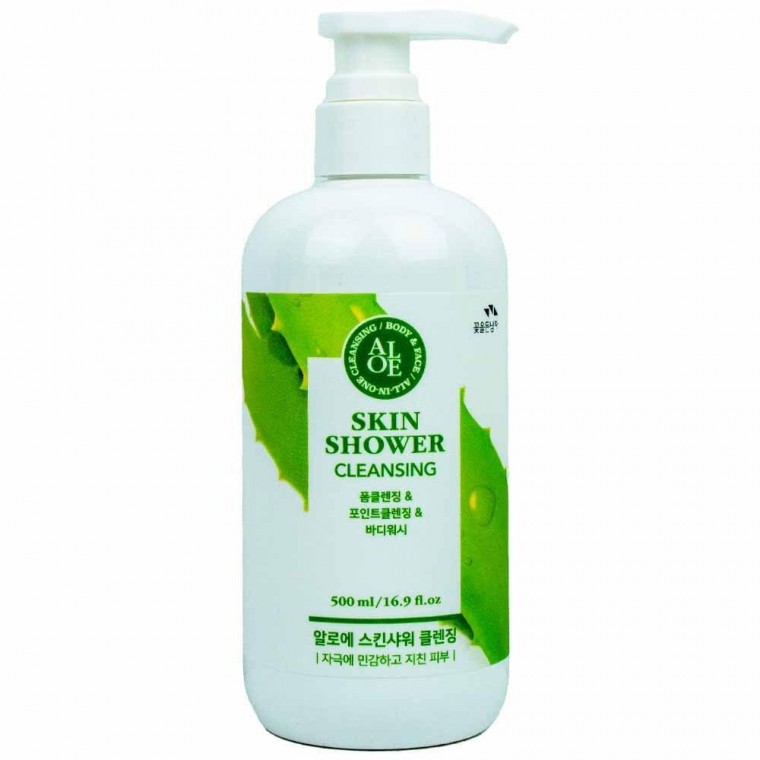 Sữa tắm gội Man With Flowers Aloe Skin 500ml