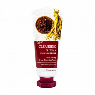 Sữa rửa mặt Kwailnara Story Red Ginseng Deep Cleaning Foam 120ml Vitality Vitality Care 010609