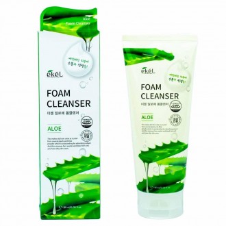 Sữa rửa mặt tạo bọt Ekel Aloe 180ml Dưỡng ẩm đàn hồi 828539