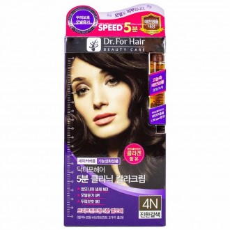 Kem dưỡng tóc Dr.For Hair 5 Minute Clinic Color Cream 4N-Dark Brown (1427)