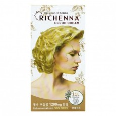 Richena Color Cream 11L Thuốc nhuộm tóc màu vàng sáng rất thời trang