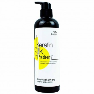 Man with Flowers Keratin Silk Protein Super Strong Hair Gel 500ml