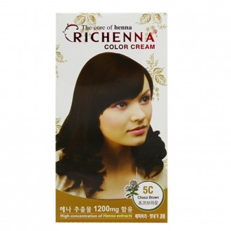 Thuốc nhuộm tóc Richena màu kem sô-cô-la nâu 5C