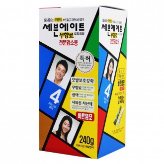 Seven Eight Professional Use No. 4 240g (Màu hạt dẻ tự nhiên)