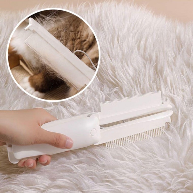 Dog Cat Comb Tẩy lông chết Bàn chải làm sạch tóc