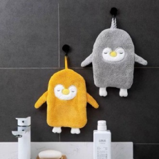 Penguin khăn lau tay sợi nhỏ khăn lau bát đĩa nhà bếp khăn lau bếp khăn tắm khăn tắm