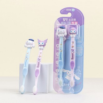 Bàn chải đánh răng Kuromi Cinnamoroll Easy Grip 2P (dành cho trẻ sơ sinh) - 5EA