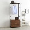 Furniture Walk Brown 4805 Tủ lưu trữ 3 ngăn bằng thép Hệ thống móc treo tủ RC2951