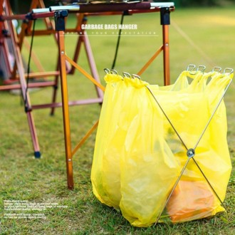 Ngoài Trời Trong Nhà Nhựa Túi Đựng Rác Treo Thùng Rác Cắm Trại Thùng Rác Có Thể Gấp Gọn Túi Nhựa Móc Treo