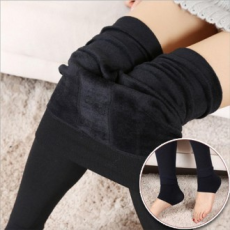 Legging lông cừu (44-77) chải lông cho bà bầu mùa đông size lớn