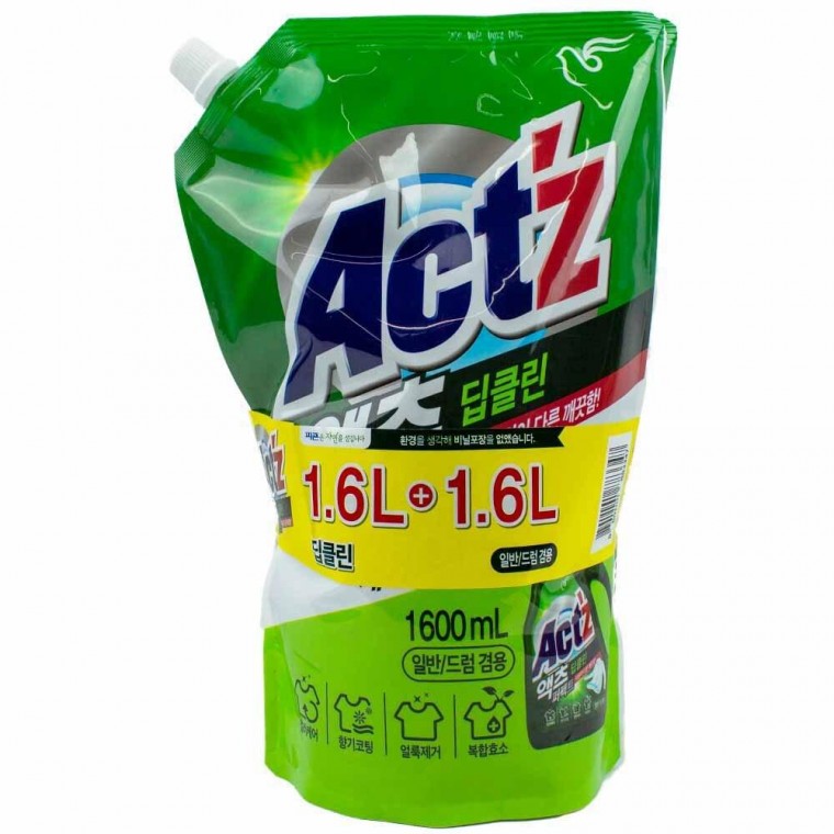 Pigeon Acts Perfect Deep Clean 1600ml x 2 chiếc - Có thể dùng làm trống thông thường x 3 chiếc