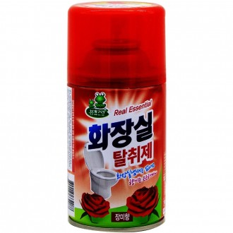 Kem Khử Mùi Phòng Tắm Tree Frog Real Essential 280ml-Hương Hoa Hồng