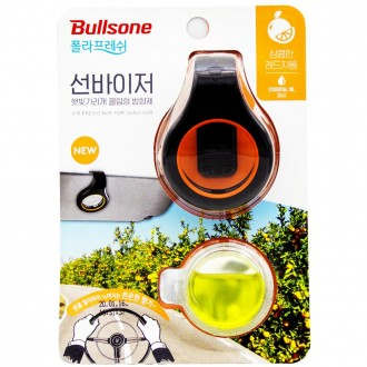 Bullsone Sun Visor Clip Type Air Freshener 4ml - Bưởi đỏ tươi mát