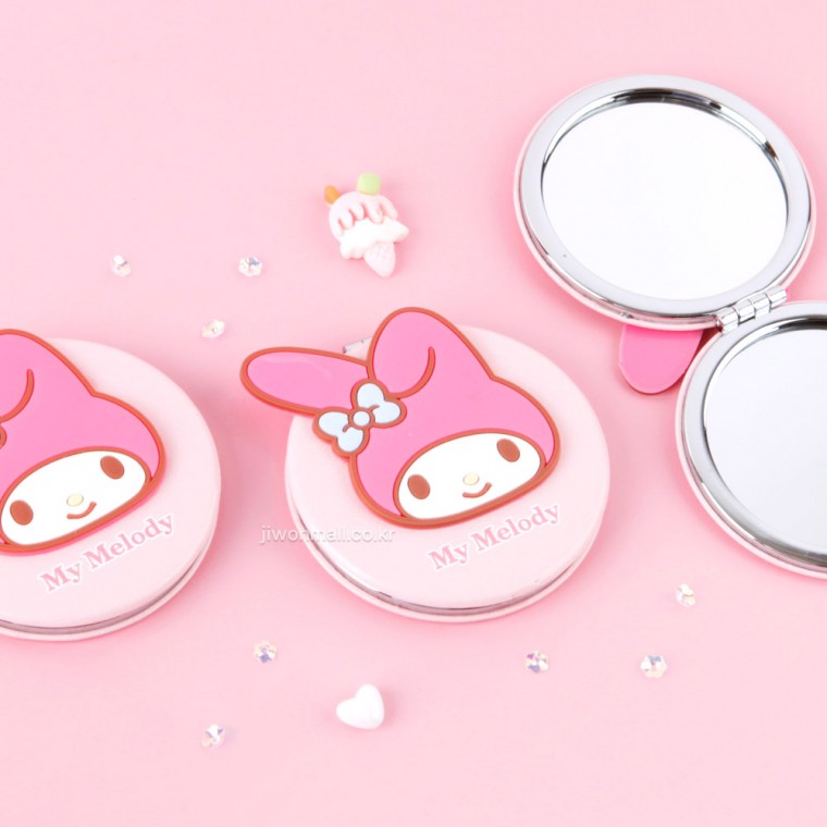 Gương tròn Sanrio My Melody Face - Ngẫu nhiên