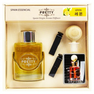 Máy khuếch tán gắn lỗ thông hơi ô tô Pretty 30ml-Lemon