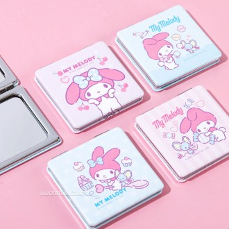 Gương cầm tay vuông Sanrio My Melody-Ngẫu nhiên