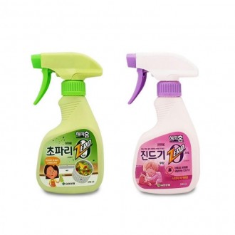 Chỉ cần xịt DS Yuhan Happy Home Fruit Fly Mite Zero Spray lên thùng rác không mùi, giường, thảm, chăn, v.v.