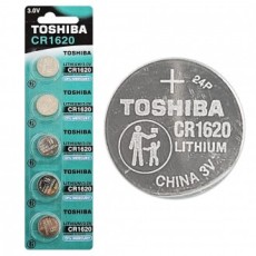 Pin lithium Toshiba CR1620 1 bộ (5P) pin khô 3V