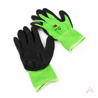 Găng tay phủ xốp Nitrile 3M Comfort Grip MS100 Green M