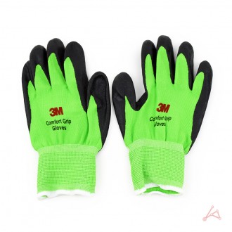 Găng tay phủ xốp Nitrile 3M Comfort Grip MS100 Green S