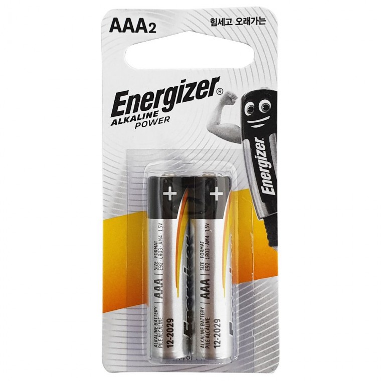 Energizer Alkaline (pin AAA 2p) Không chứa thủy ngân 1,5V