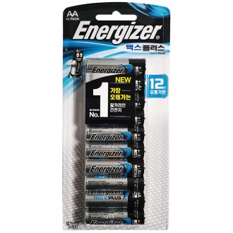 Pin AA Energizer Max Plus 10P (LR6 1.5V)