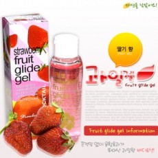 Gel trái cây dâu tây 100ml Gel tình yêu Gel dành cho người lớn Cực khoái giảm béo cơ thể Hương thơm hòa tan trong nước Gel massage