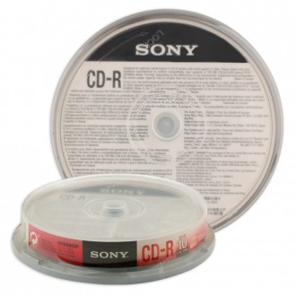 SONY dvdr Blankdvdr CD trắng CD-R 700MB 48X 10P CD CDRW CD trắng (bánh)