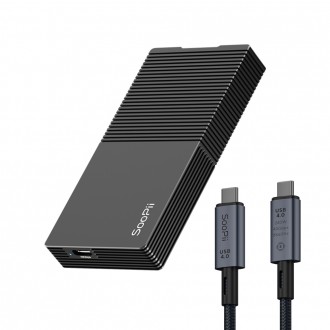 Vỏ ngoài Soopii USB4 Thunderbolt 4 NVMe M.2 SSD E2