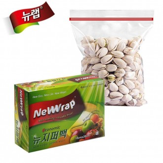 Phòng thí nghiệm mới Túi dây kéo mới có thể tái sử dụng Dung tích lớn 100 tờ Túi nhựa 18x20