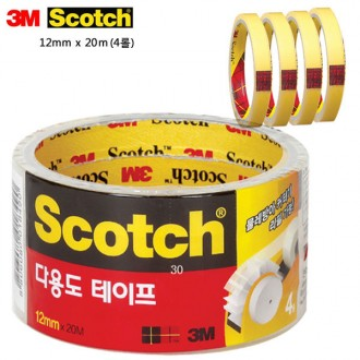 Băng keo đa năng 3M Scotch 508 12mmx20m 4 cuộn