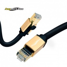 [Anyport] Cáp LAN Giga 40G SFTP801 Cáp LAN tốc độ cực cao kim loại vàng đen 1M