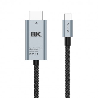 Cáp kết nối tivi USB C sang HDMI 2.1 8K CH86A