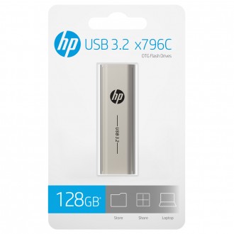 Ổ đĩa flash HP x796C USB 3.2 Bộ lưu trữ di động Ổ nhớ USB TYPE-C