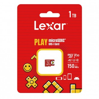 Lexar PLAY Thẻ nhớ Micro SD 1T 10 lớp quay video Nintendo Switch thẻ nhớ ngoài