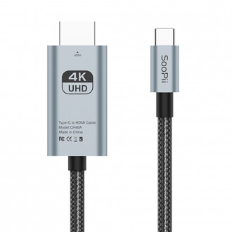 Cáp Soopii USB C sang HDMI 2.0 4K HDR CH46A