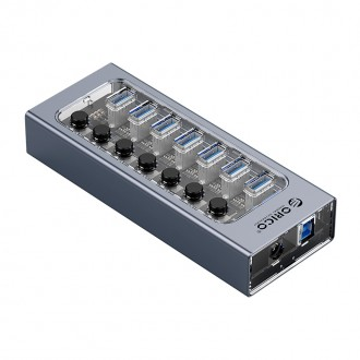 Orico AT2U3-7AB Power multi hub 7 cổng (kết hợp sạc)