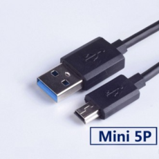 Cáp USB2.0 mini 5 chân cáp ổ cứng gắn ngoài máy in