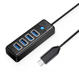 Hub USB Orico C Loại 4 USB3.0 5Gbps PW4U-C3