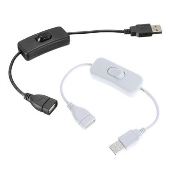 Cáp chuyển đổi USB công tắc nối dài cáp nguồn 30cm