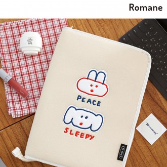 Túi đựng laptop mở 13 inch Romane (Bunny & Puppy)