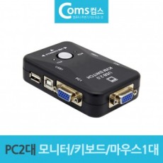 Bộ chia điều khiển KVM USB 2 thành 1 cho 2 PC thành một