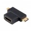 [Anyport]Mini HDMI(M) MICRO HDMI(M) TO HDMI(F) MHMG